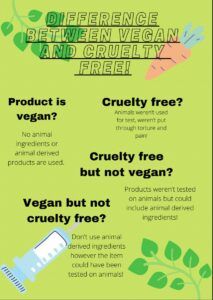 Vegan and cruelty free cosmetics