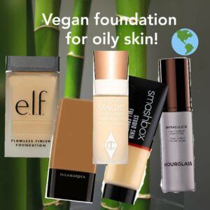 Vegan foundation for oily skin