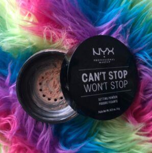 NYX can't stop won't stop setting powder