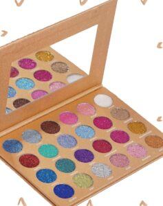 Glitter eyeshadow palette